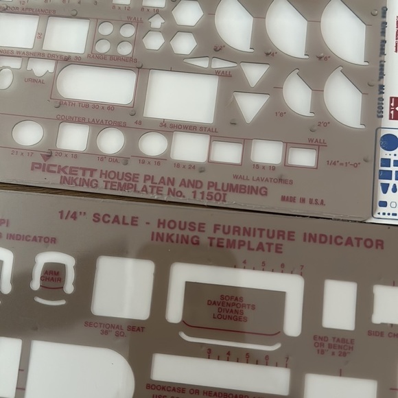 KOH-I-NOOR ⭐️  and PICKETT templates - Picture 6 of 6